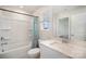 Bathroom with tub, shower, and single vanity at 168 Ravensara Ave, Fort Mill, SC 29715