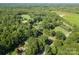 Home nestled in a wooded area, near a road at 7714 Old Waxhaw Monroe Rd, Waxhaw, NC 28173