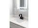 Bathroom features a modern sink and black faucet at 115 E Georgia Ave, Bessemer City, NC 28016