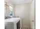 Laundry room with washer, dryer, and window at 323 20Th St, Kannapolis, NC 28083