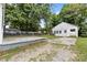 Backyard with detached garage and fenced yard at 323 20Th St, Kannapolis, NC 28083