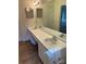 Double vanity bathroom with updated fixtures at 258 Indian Paint Brush Dr, Mooresville, NC 28115