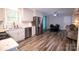 Modern kitchen with stainless steel appliances and light gray cabinets at 416 Witten Ln, Gastonia, NC 28052