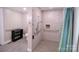 Accessible bathroom with walk-in shower and grab bars at 416 Witten Ln, Gastonia, NC 28052