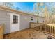 Exterior view of back deck and home's side elevation at 850 Mereva Rd, Smyrna, SC 29743