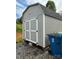 Large storage shed with double doors at 280 Deerfield Estates Ln, Stony Point, NC 28678