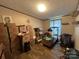 Simple bedroom with a treadmill and ample storage at 280 Deerfield Estates Ln, Stony Point, NC 28678