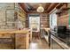 Rustic kitchen with wood cabinets and unique design at 902 Coldwater Ct, Concord, NC 28025