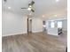 Bright living room with hardwood floors and an open floor plan at 2642 Roseglen Ln, Indian Land, SC 29707