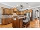 Gourmet kitchen with granite countertops and stainless steel appliances at 106 Liva Ln, Mooresville, NC 28117