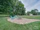 Relaxing fire pit area with seating, perfect for outdoor gatherings at 8771 Lower Rocky River Rd, Concord, NC 28025