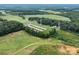 Aerial view showing farm buildings and fields at 12136 Renee Ford Rd, Stanfield, NC 28163