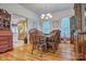 Formal dining room with hardwood floors and wooden furniture at 1602 Huntmoor Dr, Rock Hill, SC 29732