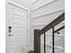 Modern entryway with keyless entry and stylish wood accents at 12119 Brooklyn Ave, Charlotte, NC 28204