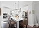Modern kitchen with a large island, perfect for casual dining at 12119 Brooklyn Ave, Charlotte, NC 28204