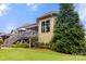 House exterior showcasing back deck and landscaping at 15814 Vale Ridge Dr, Charlotte, NC 28278