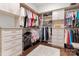 Large walk-in closet with ample shelving and hanging space at 15814 Vale Ridge Dr, Charlotte, NC 28278