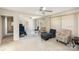 Living room with two armchairs and chaise lounge at 6825 Highbrook Dr # 13, Charlotte, NC 28212