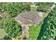 Aerial view of house, deck, and surrounding landscape at 118 Broadbill Dr, Mooresville, NC 28117