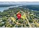 Aerial view showing home's location in a neighborhood at 118 Broadbill Dr, Mooresville, NC 28117