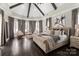 Spacious main bedroom with high ceilings, hardwood floors, and ample natural light at 514 Billy Howey Rd, Waxhaw, NC 28173