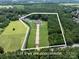 Aerial view of house and expansive lot at 514 Billy Howey Rd, Waxhaw, NC 28173