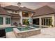 Inviting pool and spa area with lounge chairs at 514 Billy Howey Rd, Waxhaw, NC 28173