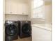 Laundry room with washer, dryer, and additional storage at 3318 Indian Meadows Ln, Charlotte, NC 28210