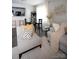 Small dining area with glass top table and black chairs at 195 Edward Ave # 13, Concord, NC 28025
