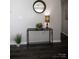 Entryway console table with mirror and lamp at 195 Edward Ave # 13, Concord, NC 28025