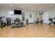 Home gym with weight bench and cardio equipment at 10227 Mount Holly Rd, Charlotte, NC 28214