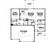 One-story floor plan featuring 3 bedrooms, flex room, and 3-car garage at 171 Heartland Dr # 7, Rock Hill, SC 29732