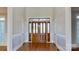 Elegant entryway with hardwood floors and a double door at 3727 Mooreland Farms Rd, Charlotte, NC 28226