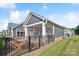 Home with screened porch and fenced backyard at 1346 Millview Ln, Matthews, NC 28104