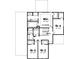 Upper floor plan showcasing a large Primary bedroom and 3 additional bedrooms at 171 Heartland Dr # 7, Rock Hill, SC 29732