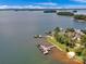 Private boat dock on a lake with gorgeous views at 19577 Meta Rd, Cornelius, NC 28031