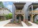 Rear view of the house showing private backyard and deck at 2112 Kirkwood Ave, Charlotte, NC 28203