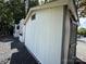 Exterior view of mobile home and storage shed at 113 Hummingbird Cir, New London, NC 28127