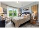 Charming bedroom with window seat and adjacent bathroom at 211 Coronado Ave # 57, Matthews, NC 28104