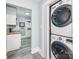 Stackable washer and dryer in a small laundry room at 1501 Cleveland Ave # B, Charlotte, NC 28203