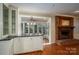 Kitchen with granite countertop and white cabinets at 1890 Rhyneland Rd, Lincolnton, NC 28092