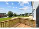 Deck overlooking backyard with neighborhood view at 103 Dublin Ct, Statesville, NC 28677