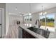 Modern kitchen features stainless steel appliances and granite countertops at 107 Dublin Ct, Statesville, NC 28677
