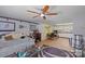 Living room with open concept kitchen and dining area at 2110 E Greenbriar Rd, Statesville, NC 28625