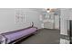 Cozy bedroom with built-in kitchenette and a comfortable bed at 2110 E Greenbriar Rd, Statesville, NC 28625