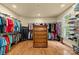 Large walk-in closet with ample shelving and storage at 4364 Hager Mountain Ln, Iron Station, NC 28080