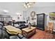 Spacious living room with vaulted ceiling, comfortable seating and a fireplace at 8018 Maxwelton Dr, Huntersville, NC 28078