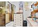 Clean bathroom with shower/tub combo and stylish vanity at 8018 Maxwelton Dr, Huntersville, NC 28078