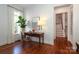 Bright home office with hardwood floors at 348 S Laurel Ave, Charlotte, NC 28207