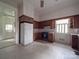 Galley kitchen with wood cabinets and appliances at 222 Leak Ave, Wadesboro, NC 28170